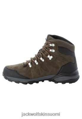 Jack Wolfskin Kengät 286HZ41596 | Khaki-Phantom Refugio Texapore Mid M -kokoelma Jack Wolfskin khaki-phantom