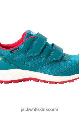 Jack Wolfskin Kengät 286HZ41712 | Turkoosi-vaaleanpunainen Jack Wolfskin Woodland Texapore Low VC K Alkuperäinen turkoosipuna