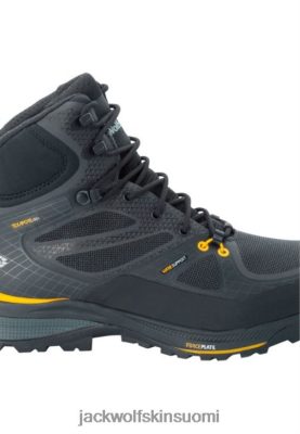 Jack Wolfskin Kengät 286HZ44298 | Jack Wolfskin musta-kuori keltainen XT Force Trekker Texapore Mid M Hot keltainen keltainen XT