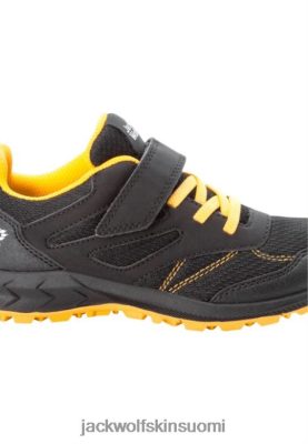 Jack Wolfskin Kengät 286HZ44758 | Jack Wolfskin Woodland Low VC K Brands Black-Burly Yellow XT keltainen keltainen XT