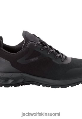 Jack Wolfskin Kengät 286HZ4532 | Jack Wolfskin Origins Black Woodland Shell Texapore Low W musta