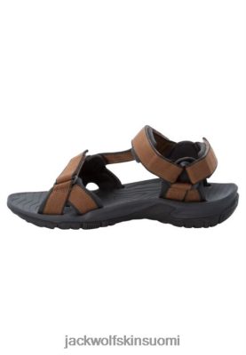 Jack Wolfskin Kengät 286HZ47417 | Jack Wolfskin Brown-Black Origin Lakewood Ride Sandl M ruskean musta
