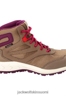 Jack Wolfskin Kengät 286HZ47787 | Brown-Pink Woodland Texapore Mid K Jack Wolfskin uusi ruskea