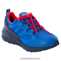 Jack Wolfskin Kengät 286HZ49810 | Paras sininen punainen Kid's Unleash 4 Speed ​​Texapore Jack Wolfskin sinipunainen