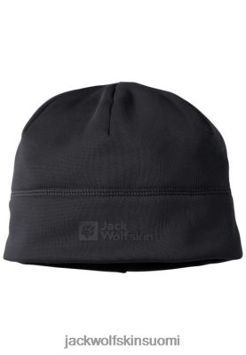 Jack Wolfskin Suomi 286HZ41060 | Jack Wolfskin Origins Black Allrounder Light Beanie musta