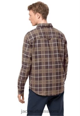 Jack Wolfskin Suomi 286HZ41533 | Mökkipaita m tumma tammi tarkistaa Jack Wolfskin Origins tummat tammitarkistukset
