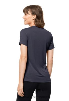 Jack Wolfskin Suomi 286HZ42299 | Retkeily S/S Graphic T W Jack Wolfskin Graphite Fashion grafiitti