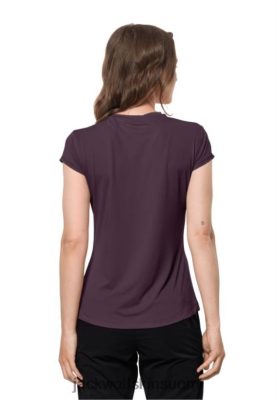 Jack Wolfskin Suomi 286HZ42343 | muoti Jack Wolfskin Grapevine Tasman S/S W viinirypäle