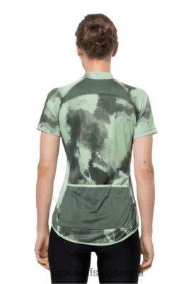 Jack Wolfskin Suomi 286HZ42409 | Hedge Green Allover Fashion Jack Wolfskin Tourer Halfzip Print T W hedge Green Allover