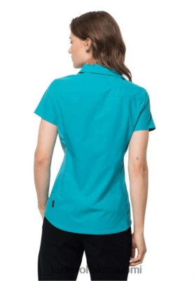 Jack Wolfskin Suomi 286HZ42493 | Peak paita W Dark Aqua Jack Wolfskin alkuperäinen tumma vesi