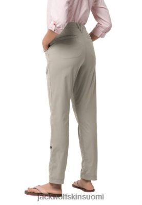 Jack Wolfskin Suomi 286HZ42616 | Aavikon rullaushousut W Paras pölyinen harmaa Jack Wolfskin pölyinen harmaa