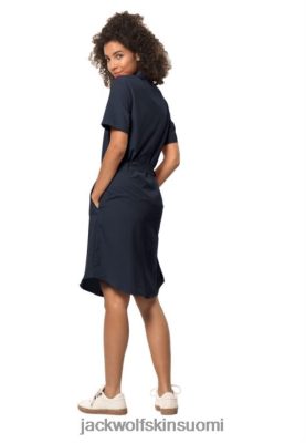 Jack Wolfskin Suomi 286HZ42673 | Yö sininen muoti Jack Wolfskin Holiday Midi -mekko Night sininen