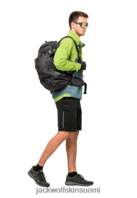Jack Wolfskin Suomi 286HZ42904 | Tourer -hansikka lyhyen muodin musta Jack Wolfskin musta