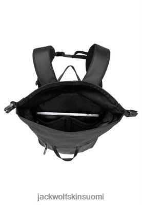 Jack Wolfskin Suomi 286HZ43024 | Helsinki Rolltop Uusi Ultra Black Jack Wolfskin erittäin musta