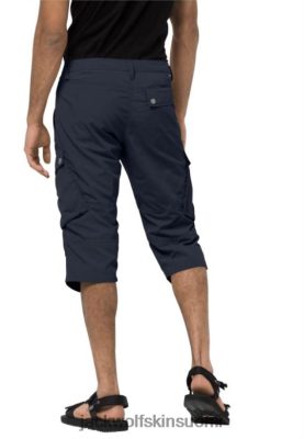 Jack Wolfskin Suomi 286HZ44157 | Jack Wolfskin Desert Valley 3/4 housut M Night Blue Uusi Night sininen