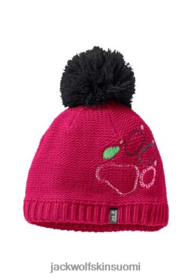 Jack Wolfskin Suomi 286HZ44783 | Pink Dahlia Jack Wolfskin Best Paw Knit Cap Kids vaaleanpunainen dahlia