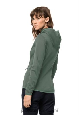 Jack Wolfskin Suomi 286HZ45253 | Baiselberg huputettu FZ W HEDGE GREEN JACK WOLFSININ -merkkejä hedge Green