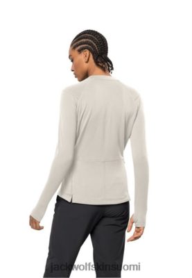 Jack Wolfskin Suomi 286HZ45396 | Pyörämatkalla Halfzip W Jack Wolfskin -tuotemerkit Winter Pearl talvihelmi