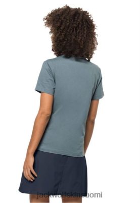 Jack Wolfskin Suomi 286HZ45512 | Kokoelma Jack Wolfskin Flower Logo T W Teal Grey sinivihreä