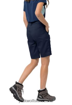 Jack Wolfskin Suomi 286HZ45665 | Jack Wolfskin Midnight Blue Fashion Activate Track -shortsit naiset keskiyön sininen