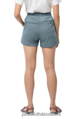 Jack Wolfskin Suomi 286HZ45722 | Teal harmaat kokoelmat Senegal -shortsit W Jack Wolfskin sinivihreä