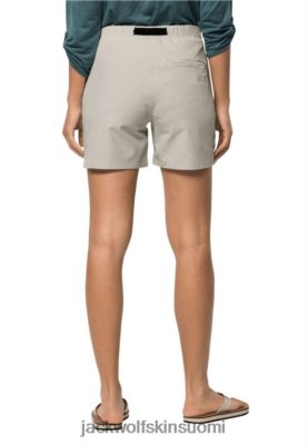 Jack Wolfskin Suomi 286HZ45750 | Kuuma kesä elämäntapa shortsit W Dusty Grey Jack Wolfskin pölyinen harmaa