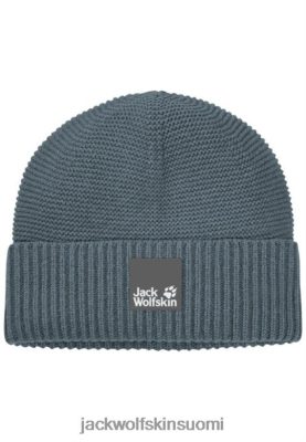 Jack Wolfskin Suomi 286HZ45935 | liuskekivi sininen Jack Wolfskin -merkit Nature Wool Beanie liuskekivinen