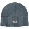 Jack Wolfskin Suomi 286HZ4649 | Jack Wolfskin Slate Blue Fashion Nature Wool Beanie liuskekivinen