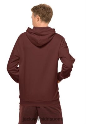 Jack Wolfskin Suomi 286HZ46899 | Cordovan Red Essential Hoody M Jack Wolfskin -kokoelmat Cordovan Red