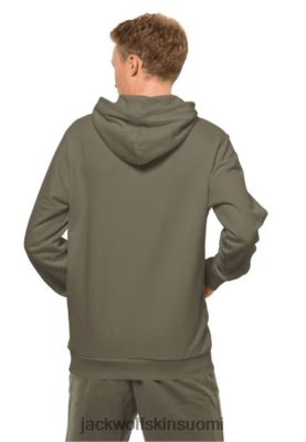 Jack Wolfskin Suomi 286HZ46902 | Brand Essential Hoody M Dusty Olive Jack Wolfskin pölyinen oliivi