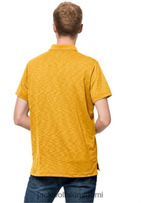 Jack Wolfskin Suomi 286HZ47049 | Paras burly keltainen XT Jack Wolfskin Travel Polo -miehet burly keltainen XT