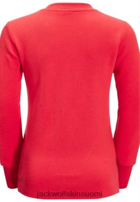 Jack Wolfskin Suomi 286HZ47683 | Jack Wolfskin -brändi Essential Crewneck K Tulip Red tulppaani punainen