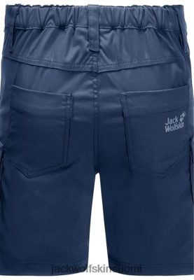 Jack Wolfskin Suomi 286HZ47743 | Uusi Jack Wolfskin Dark Indigo Treasure Hunter -shortsit lapset tumma indigo