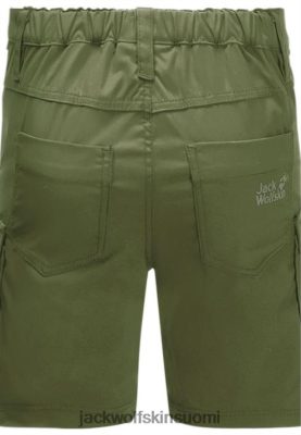 Jack Wolfskin Suomi 286HZ47749 | Treasure Hunter Shorts Kids Greenwood Jack Wolfskin -brändi Greenwood