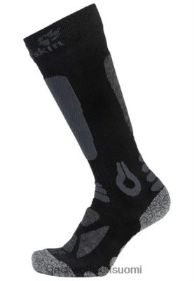 Jack Wolfskin Suomi 286HZ47832 | Musta Jack Wolfskin Ski Merino -sukkuhenkilö Kids muoti musta