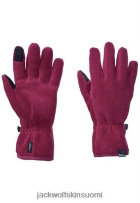 Jack Wolfskin Suomi 286HZ47849 | Jack Wolfskin Dark Ruby Brands Spirit Fleece Glove Y tumma rubiini