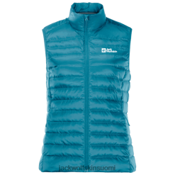 Jack Wolfskin Suomi 286HZ47921 | Jack Wolfskin Freshwater Blue Collection Women’s Pack & Go Down Livi makeanveden sininen