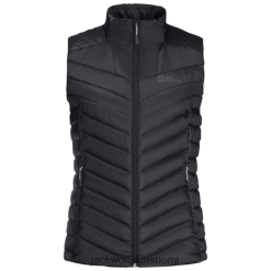 Jack Wolfskin Suomi 286HZ47927 | Black Jack Wolfskin Alkuperäinen naisten passamani alas liivi musta