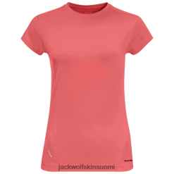 Jack Wolfskin Suomi 286HZ48176 | Alkuperä Jack Wolfskin Women's Tasman Lyhythihainen autiomaa ruusu autiomaassa