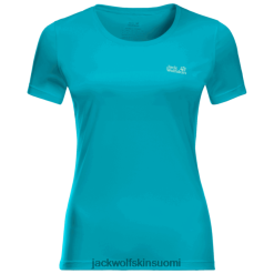 Jack Wolfskin Suomi 286HZ48185 | Jack Wolfskin Dark Aqua -kokoelma Naisten tekniikka t tumma vesi