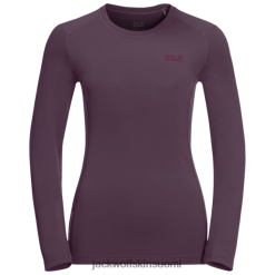 Jack Wolfskin Suomi 286HZ48188 | Jack Wolfskin Origins Grapevine Naisten ääretön l/s viinirypäle