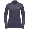 Jack Wolfskin Suomi 286HZ48199 | Origins Jack Wolfskin Graphite Women's Sky Thermal Half-Zip grafiitti