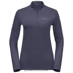 Jack Wolfskin Suomi 286HZ48199 | Origins Jack Wolfskin Graphite Women's Sky Thermal Half-Zip grafiitti