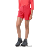 Jack Wolfskin Suomi 286HZ48365 | Brändin naisten JWP -shortsit Jack Wolfskin Tulip Red tulppaani punainen
