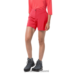 Jack Wolfskin Suomi 286HZ48365 | Brändin naisten JWP -shortsit Jack Wolfskin Tulip Red tulppaani punainen