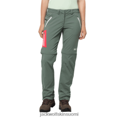 Jack Wolfskin Suomi 286HZ48366 | Tuotemerkit Naisten ylämaa vetoketju pois hedge Green Jack Wolfskin hedge Green