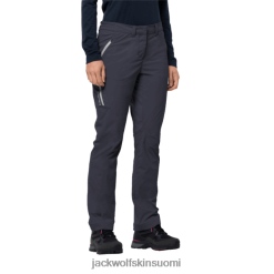 Jack Wolfskin Suomi 286HZ48369 | Paras grafiitti Jack Wolfskin Naisten ylämaan housut grafiitti