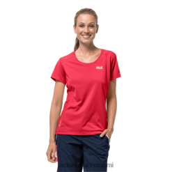 Jack Wolfskin Suomi 286HZ48424 | Naisten kapeat T -paras tulppaani Red Jack Wolfskin tulppaani punainen