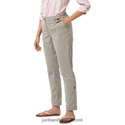 Jack Wolfskin Suomi 286HZ48558 | muoti Naisten autiomaassa rullaus housut pölyiset harmaa Jack susi pölyinen harmaa