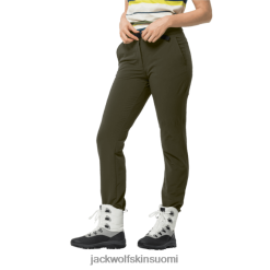 Jack Wolfskin Suomi 286HZ48723 | Bonsai Greenin naisten talvi -elämäntapa housut Jack Wolfskin muoti Bonsai Green